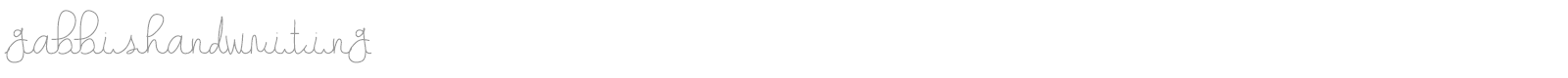 Gabbi's Handwriting font preview